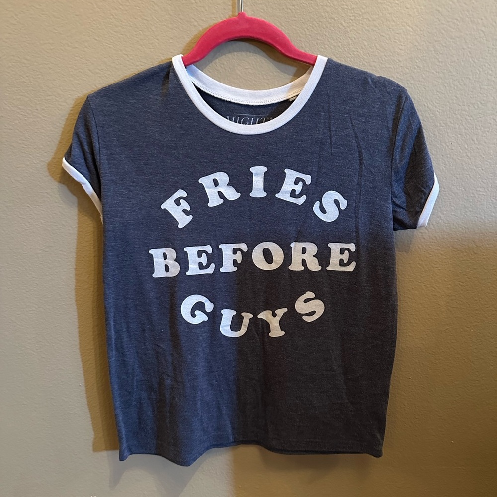Mighty Fine Dark Gray T-Shirt with White Accents